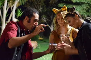 Lluc el Màgic actuando en eventos privados